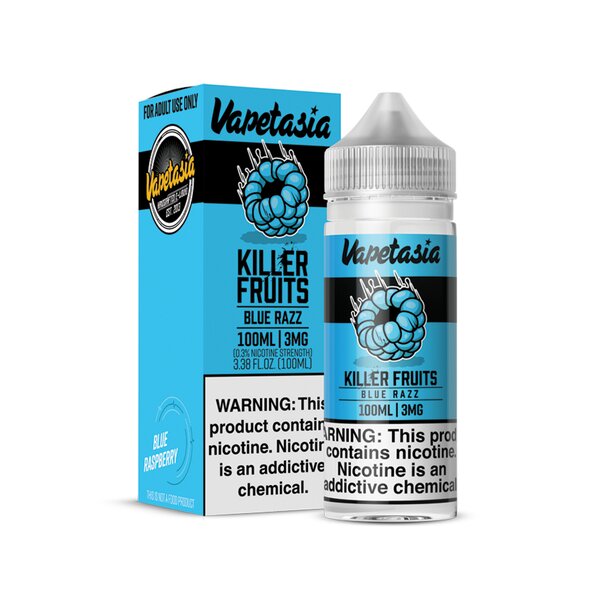 Vapetasia Killer Fruits Synthetic - Blue Razz 100mL