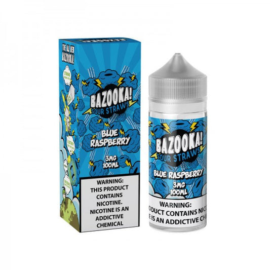 Bazooka - Blue Raspberry Sour Straws 100mL