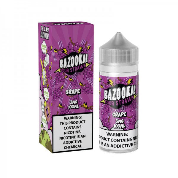 Bazooka - Grape Sour Straws 100mL