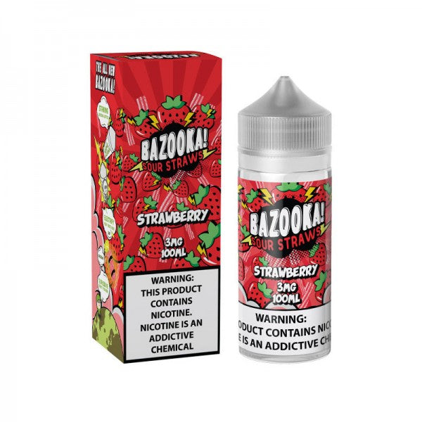 Bazooka - Strawberry Sour Straws 100mL