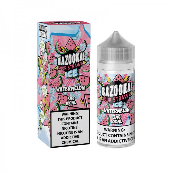 Bazooka - Watermelon Sour Straws ICE 100mL