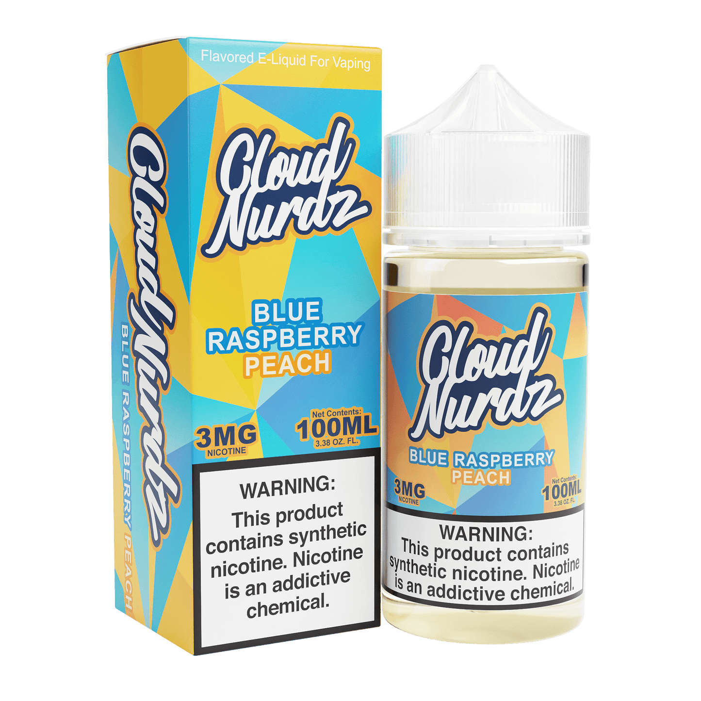 Cloud Nurdz Synthetic - Peach Blue Raspberry 100mL