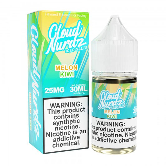 Cloud Nurdz Synthetic Salt - Kiwi Melon ICED 30mL