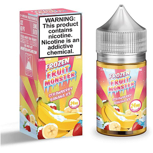 Frozen Fruit MONSTER Synthetic Salt - Strawberry Banana Ice 30mL