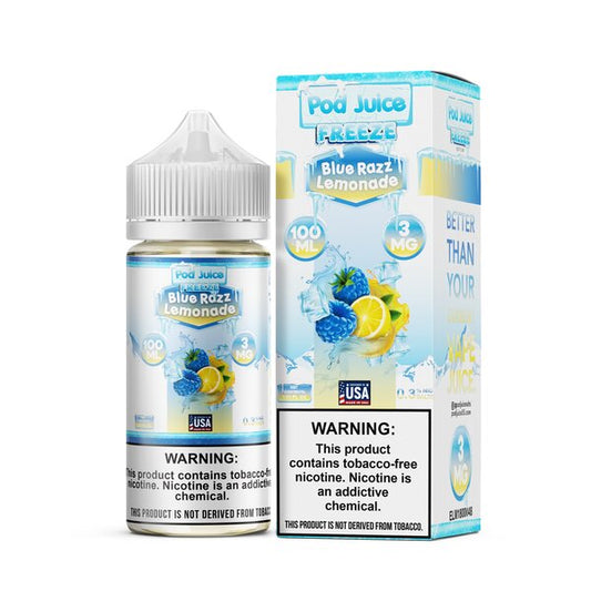 Pod Juice Synthetic - Blue Razz Lemonade Freeze 100mL