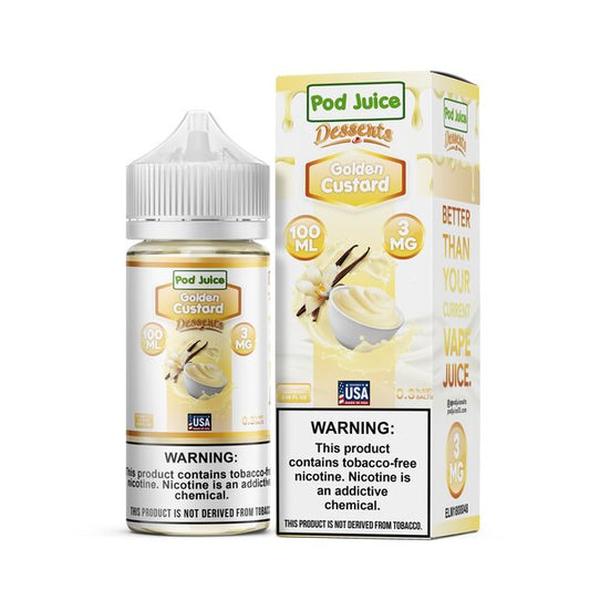 Pod Juice Synthetic - Golden Custard 100mL