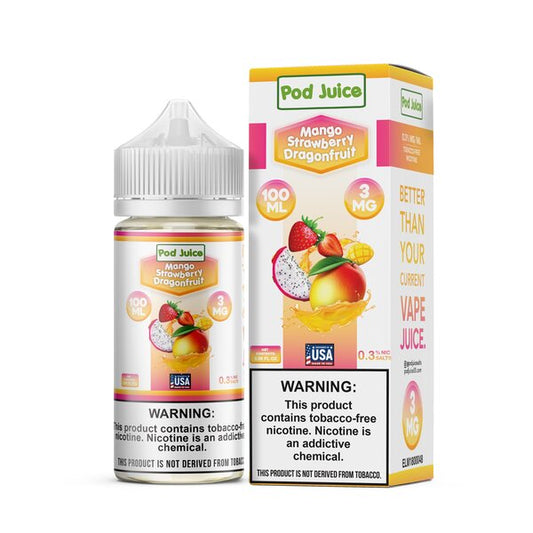 Copy of Pod Juice Synthetic - Mango Strawberry Dragonfruit 100mL