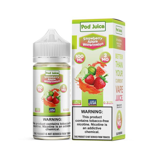 Pod Juice Synthetic - Strawberry Apple Watermelon 100mL